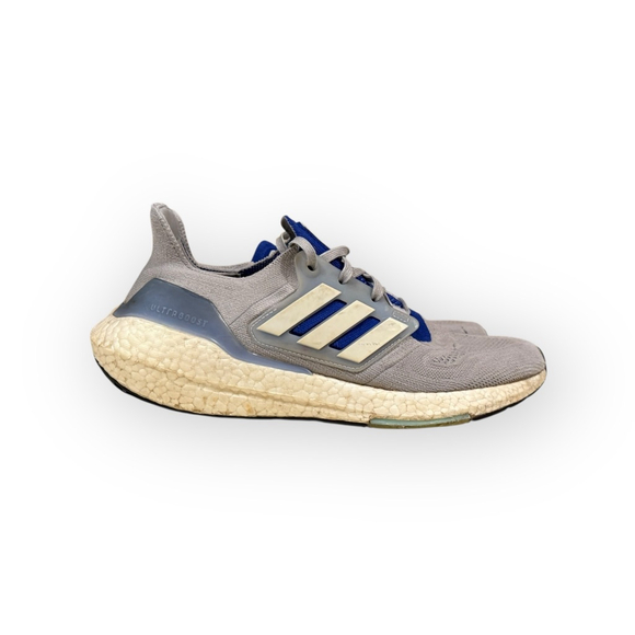 Adidas Other - Adidas Mens UltraBoost 22 Grey Lucid Blue Running Sneakers Size 8.5